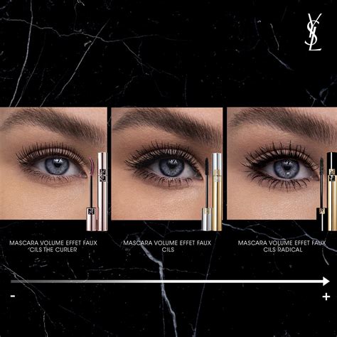 volume effet faux cils ysl|ysl curler mascara.